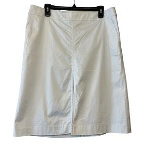 Talbots Cream Midi Skirt